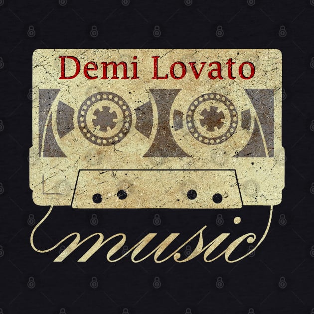 cassette tape vintage Demi Lovato by ElaCuteOfficeGirl Waving Hand